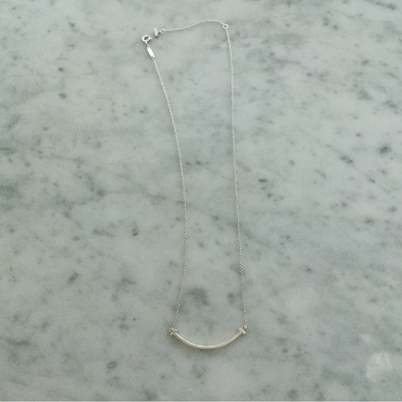 Tiffany & Co., Sterling silver T Smile Pendant, NWT - Picture 7 of 7